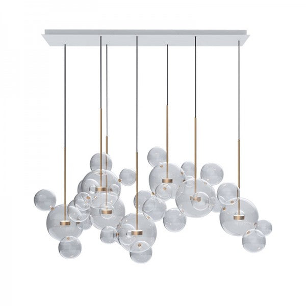Glowing Round Hanging Light Fixture