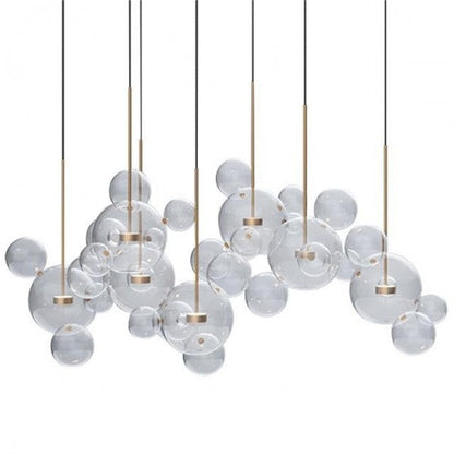 Glowing Round Hanging Light Fixture