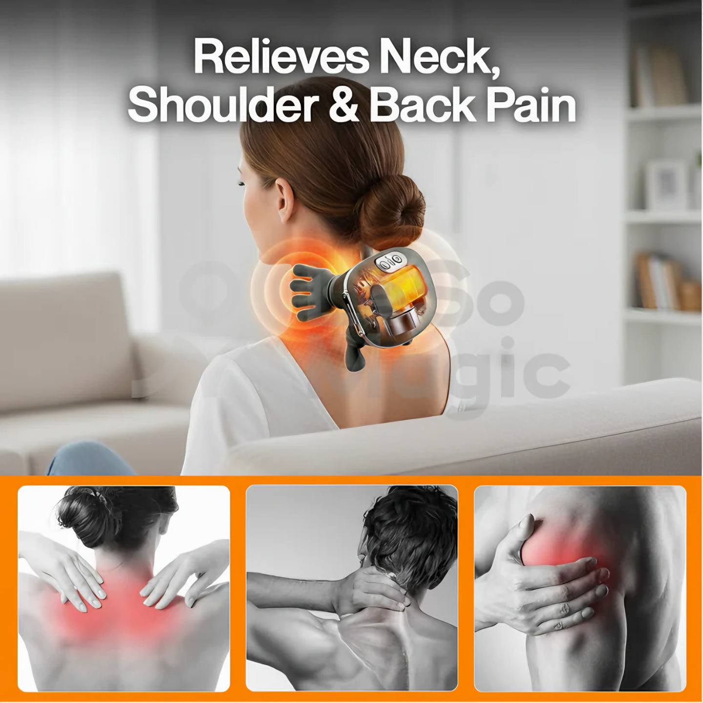 Fast Relief Neck Massager for Sore Muscles