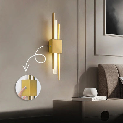 Bright Cordless LED Wall Light Sconce