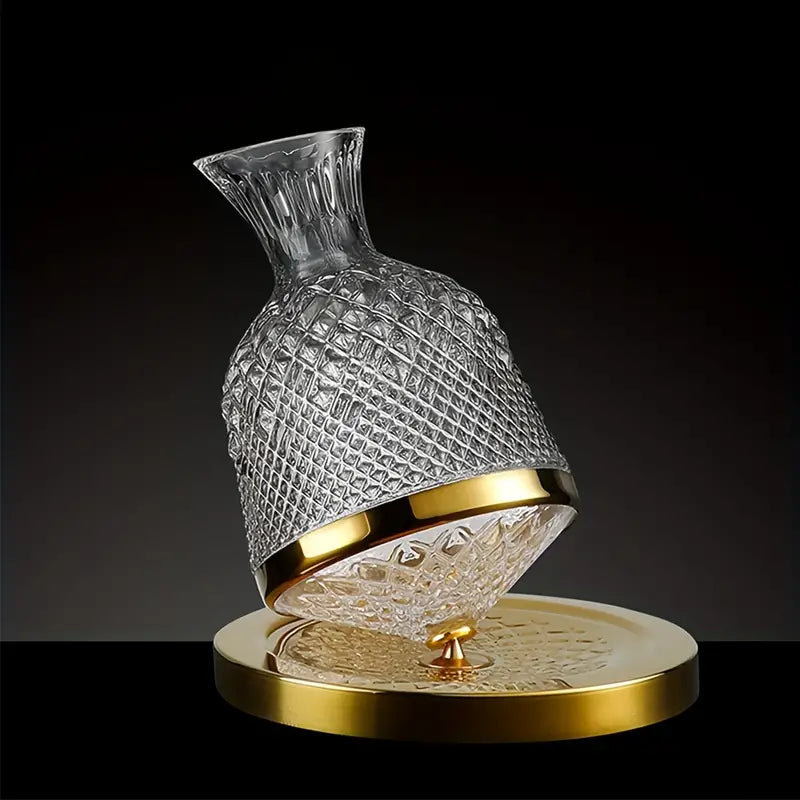 Luxury Rotating Wine and Liquor Decanter
