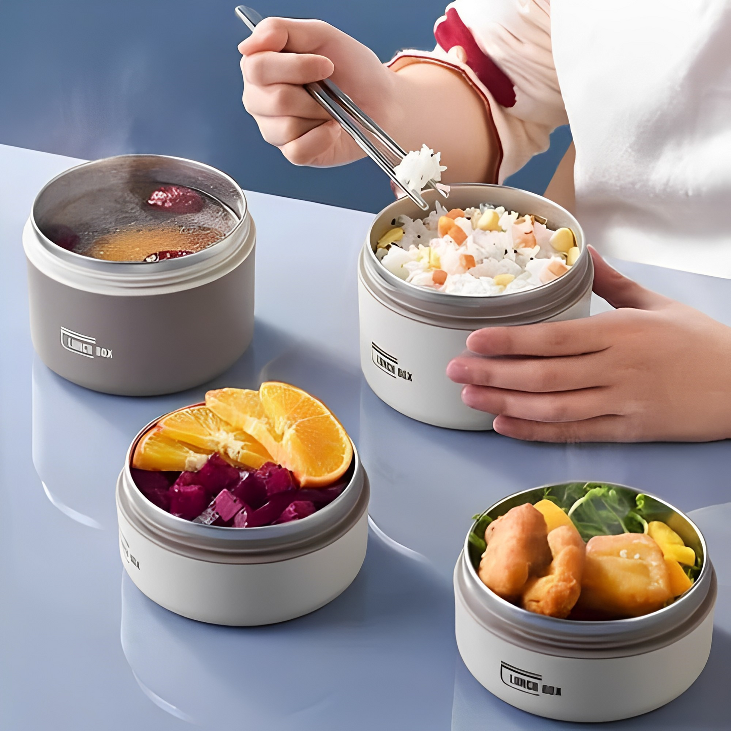 Thermal Insulated Food Container Keeps Lunch Fresh