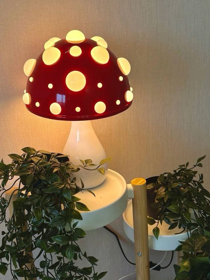 Soft Mushroom Table Lamp For Cozy Bedtime Ambiance