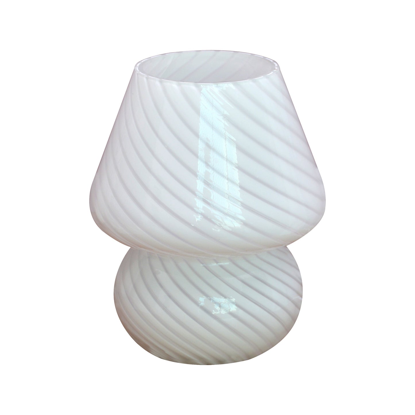 Colorful Glass Mushroom Desk Lamp | USB Adjustable Light