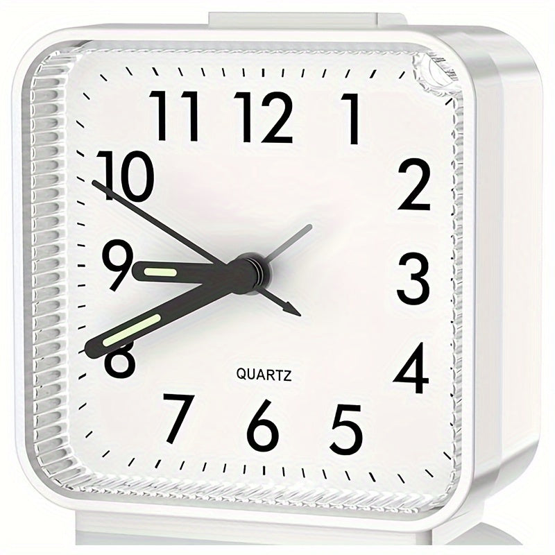 Compact LED Alarm Clock with Soft Nightlight