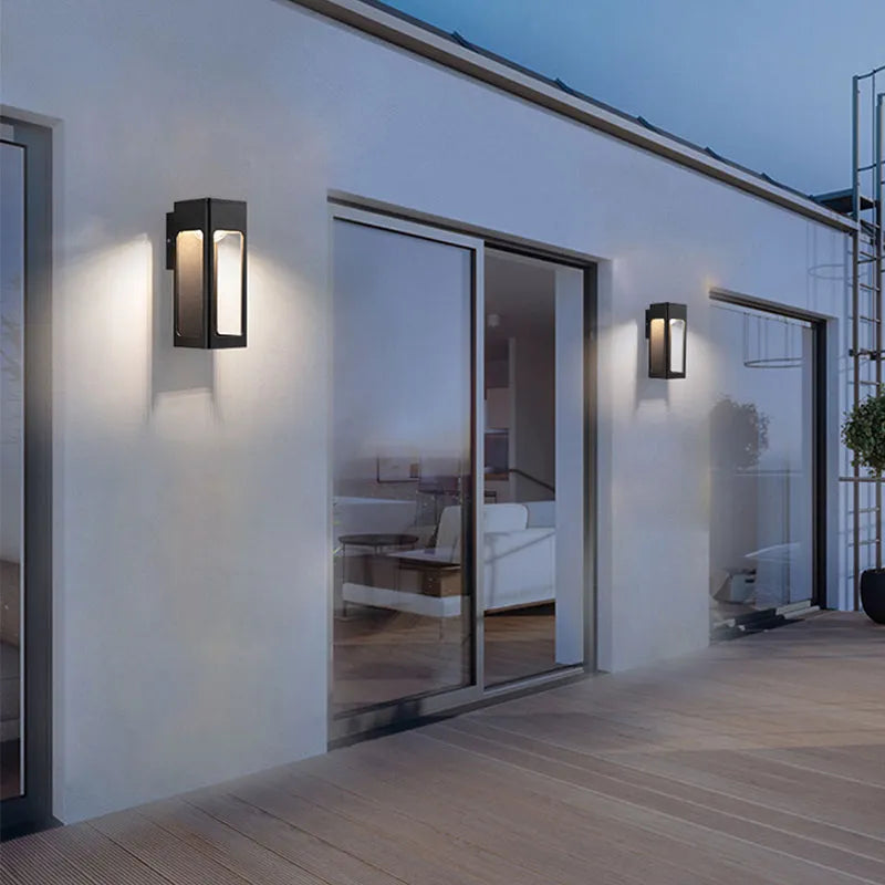 Slim Weatherproof Exterior Wall Lamp