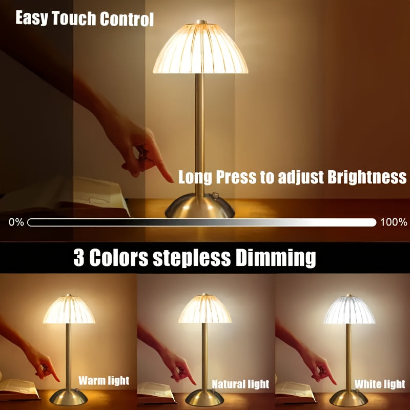 Bright USB Rechargeable Table Lamp