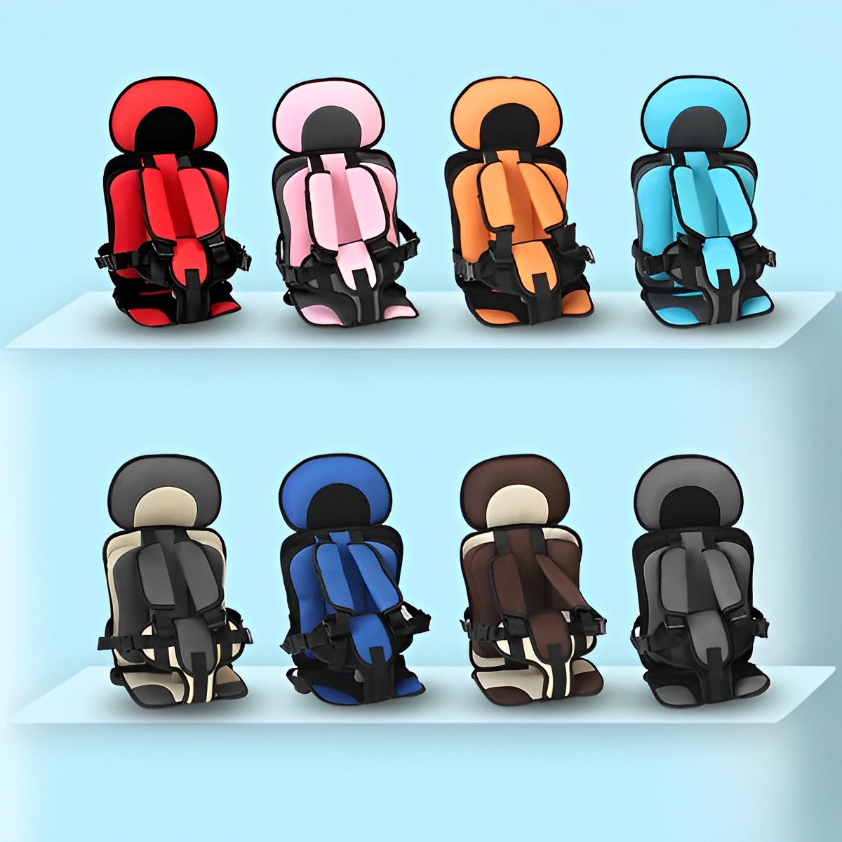 Compact Baby Car Seat Portable Travel Booster