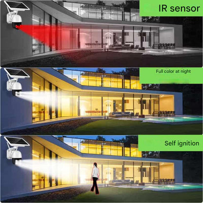 Outdoor 4K Wireless IP Security Camera with Night Vision Zoom
