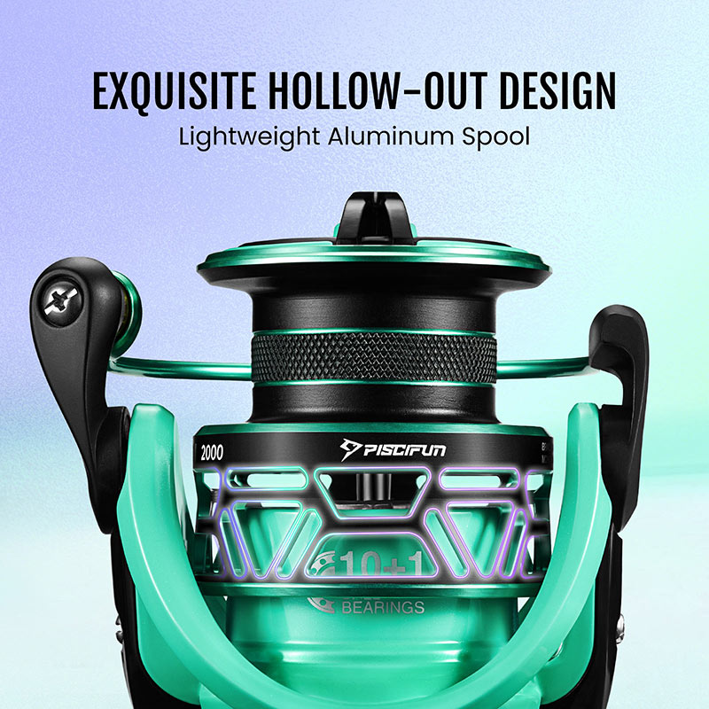 Lightweight Carbon Fiber Spinning Fishing Reels