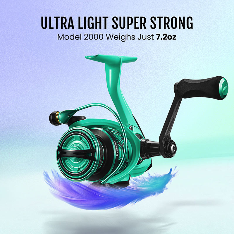 Lightweight Carbon Fiber Spinning Fishing Reels