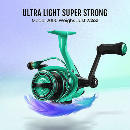 Lightweight Carbon Fiber Spinning Fishing Reels