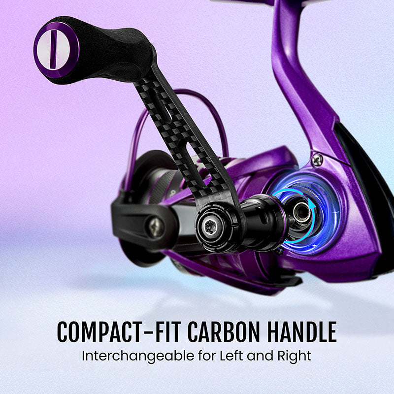 Lightweight Carbon Fiber Spinning Fishing Reels