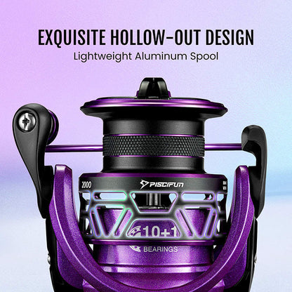 Lightweight Carbon Fiber Spinning Fishing Reels