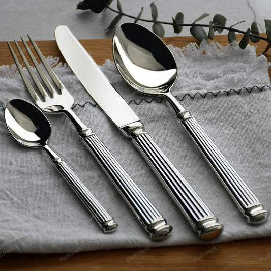 Elegant Classic Silverware Set - Lusomart