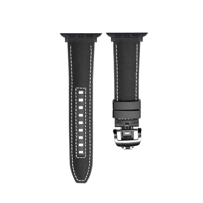 Soft Rubber Apple Watch Strap With Secure Buckle