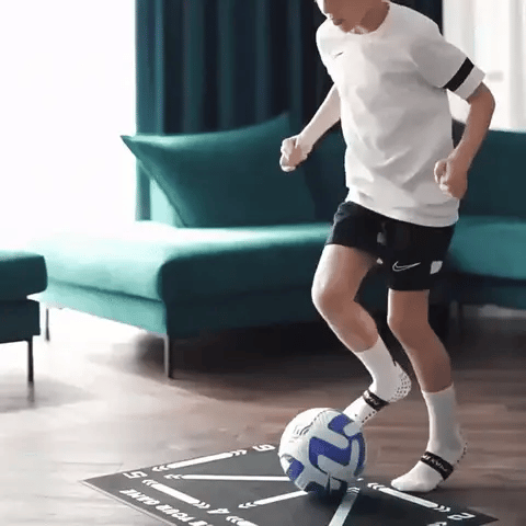 Premium Soccer Practice Mat and Coaching Guide