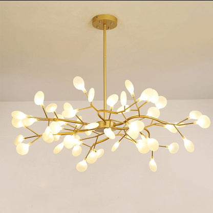 Golden Leaf Hanging Light