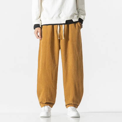 Casual Corduroy Jogger Pants