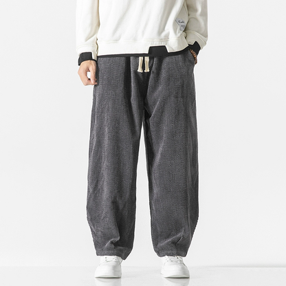 Casual Corduroy Jogger Pants