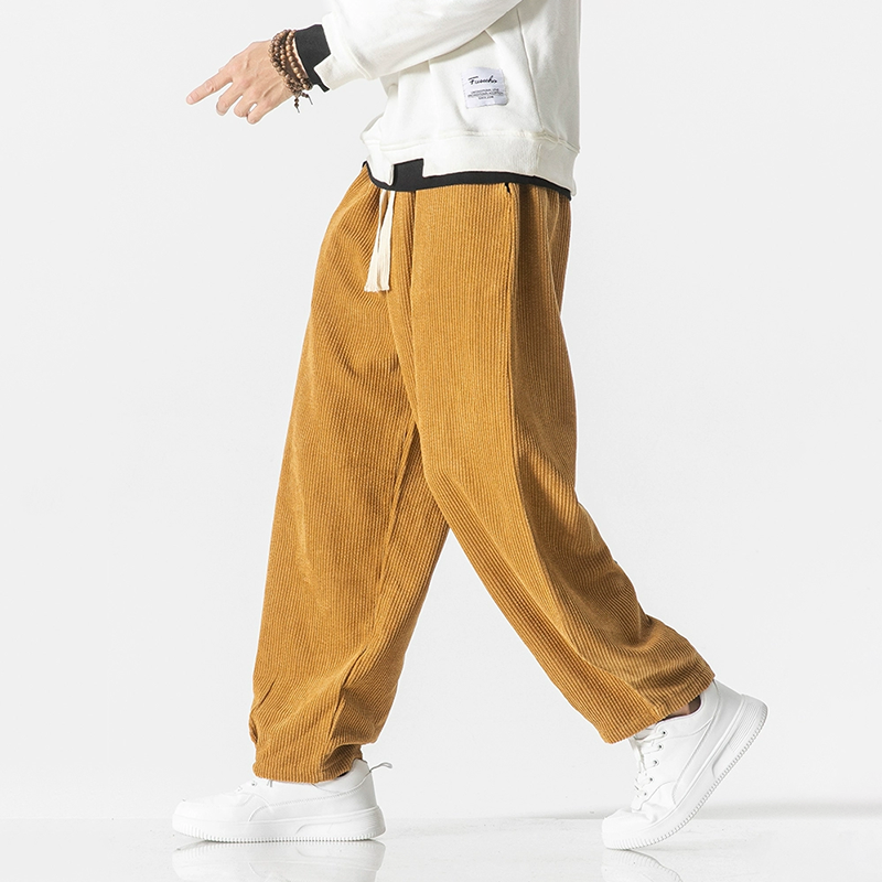 Casual Corduroy Jogger Pants