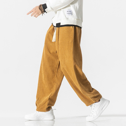 Casual Corduroy Jogger Pants