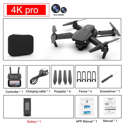 Portable Wi-Fi Drone with 4K Camera and GPS