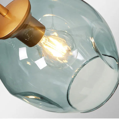 Sleek Glass Pendant Light With Modern Branching Arms