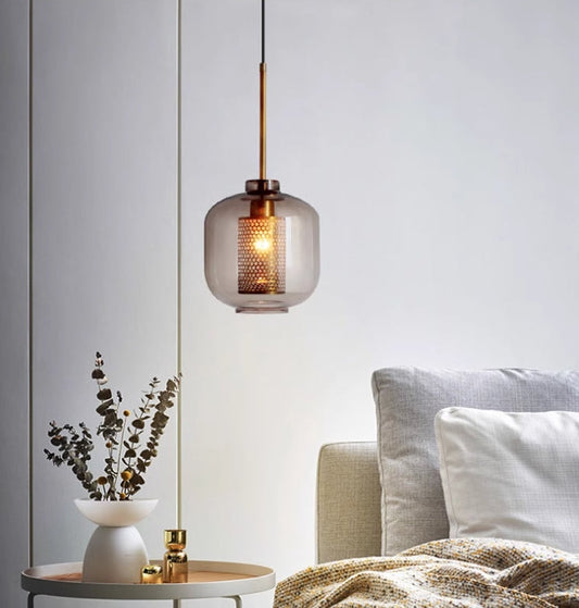 Sleek Glass Pendant Light for Soft Ambient Lighting - Lusomart