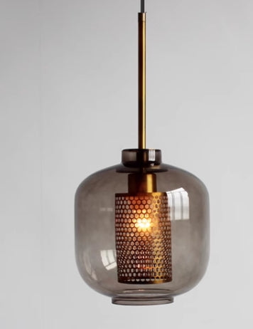 Sleek Glass Pendant Light for Soft Ambient Lighting