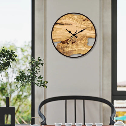 Clear Glass Modern Wall Clock