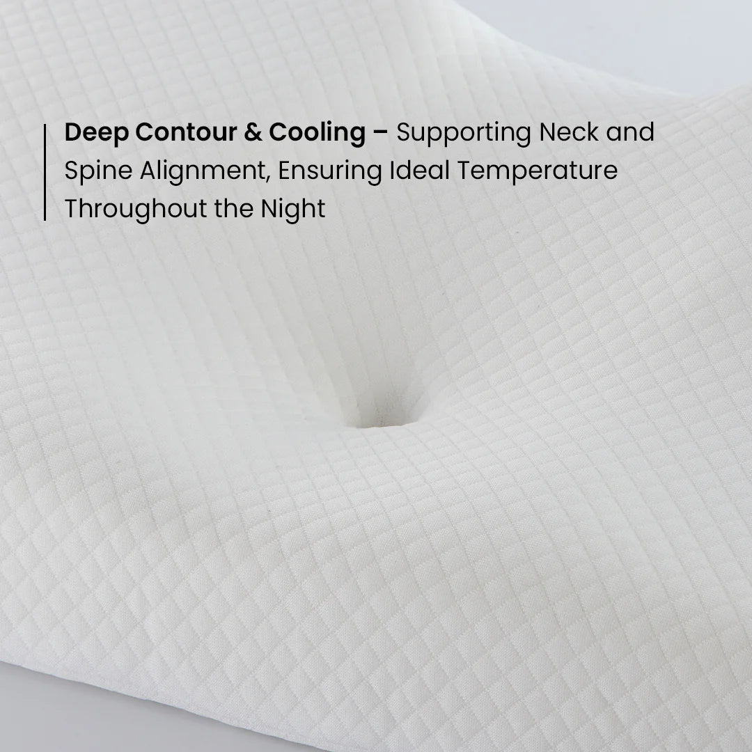 Contour Supportive Memory Foam Pillow