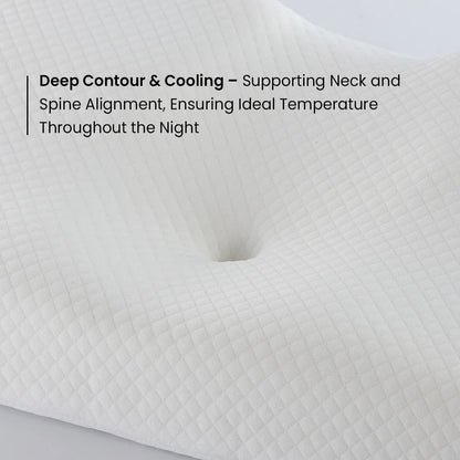 Contour Supportive Memory Foam Pillow