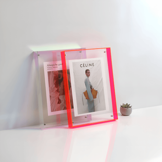 Stylish Picture Frame – Glass Wall Display - Lusomart