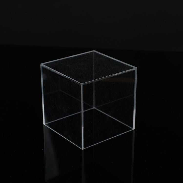 Clear Plastic Showcase Box for Figurines and Jewelry