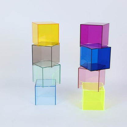 Clear Plastic Showcase Box for Figurines and Jewelry