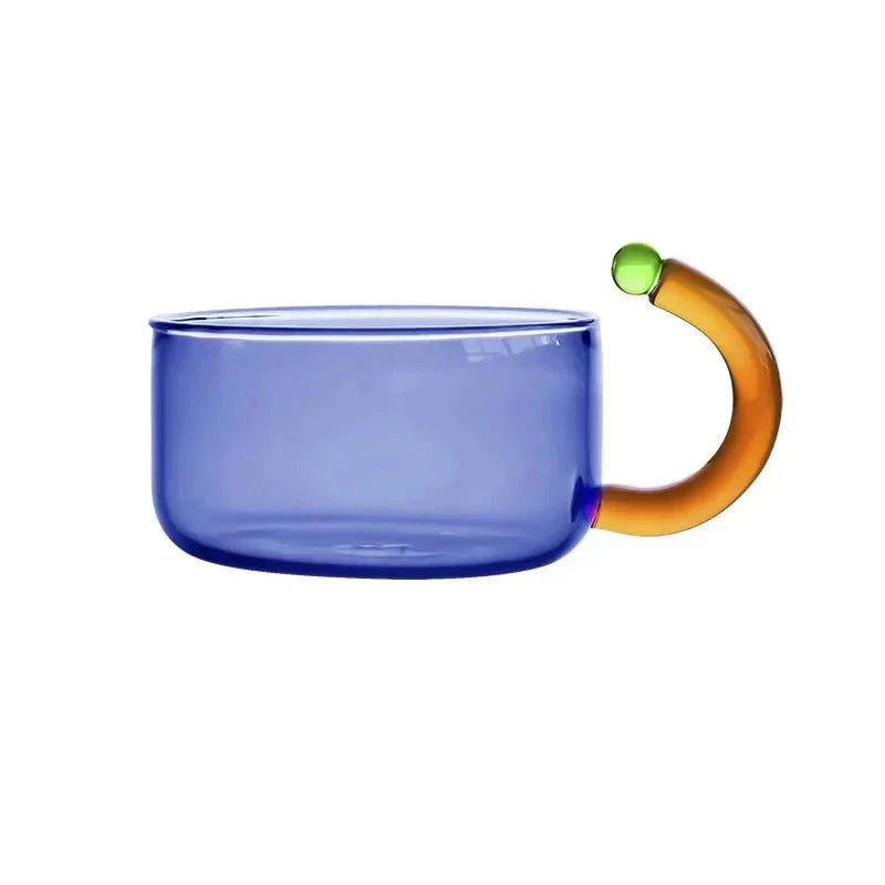 Clear Glass Teapot Set with Infuser and Mug
