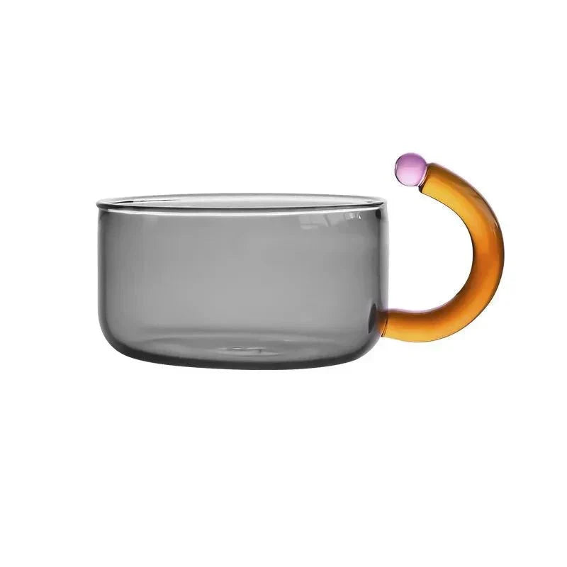 Clear Glass Teapot Set with Infuser and Mug