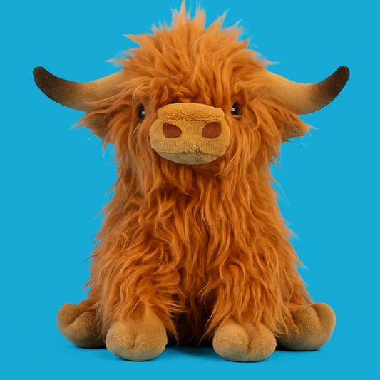 Cute Farm Cow Plush Toy - Lusomart