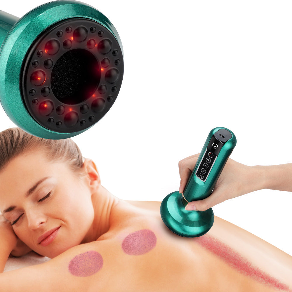 Pro Massage Cup with Suction and Scraping Tool - Lusomart