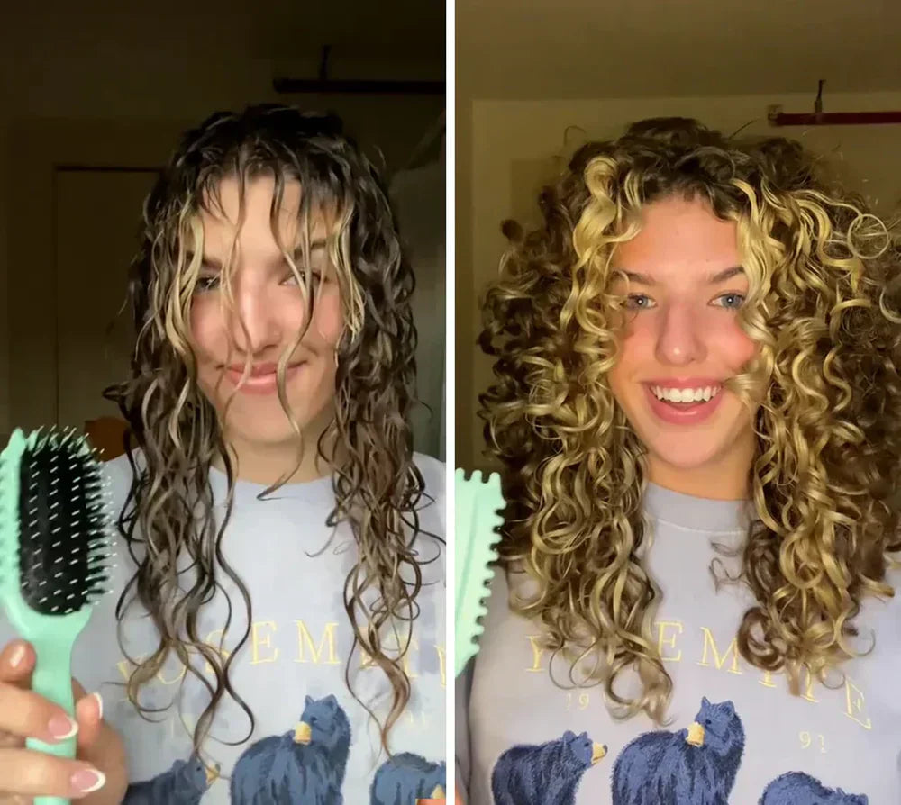 Gentle Curl Enhancing Brush For Soft Natural Hair