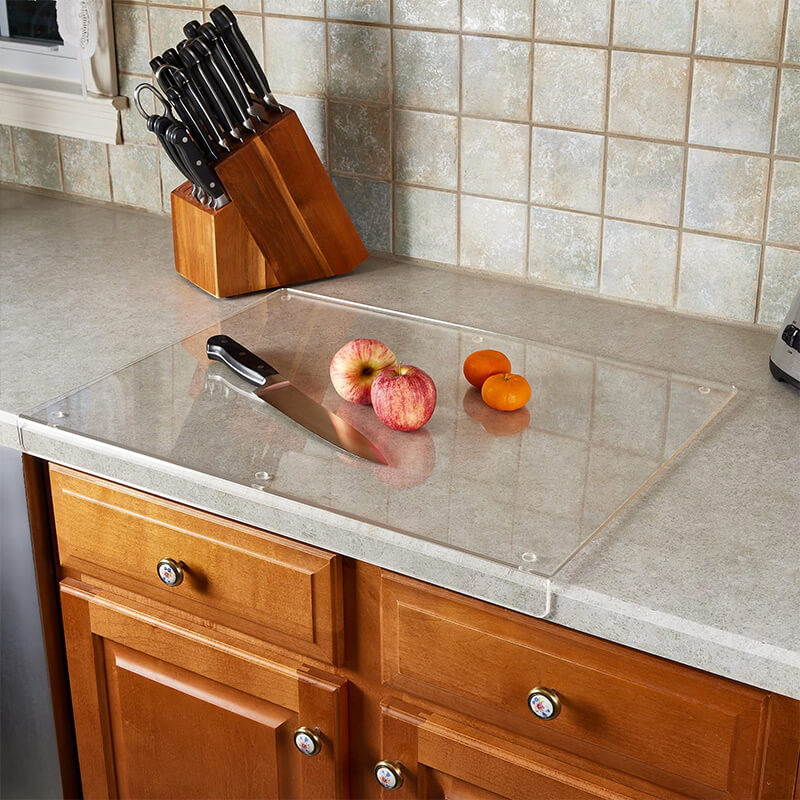 Clear Non Slip Easy Clean Cutting Board - Lusomart