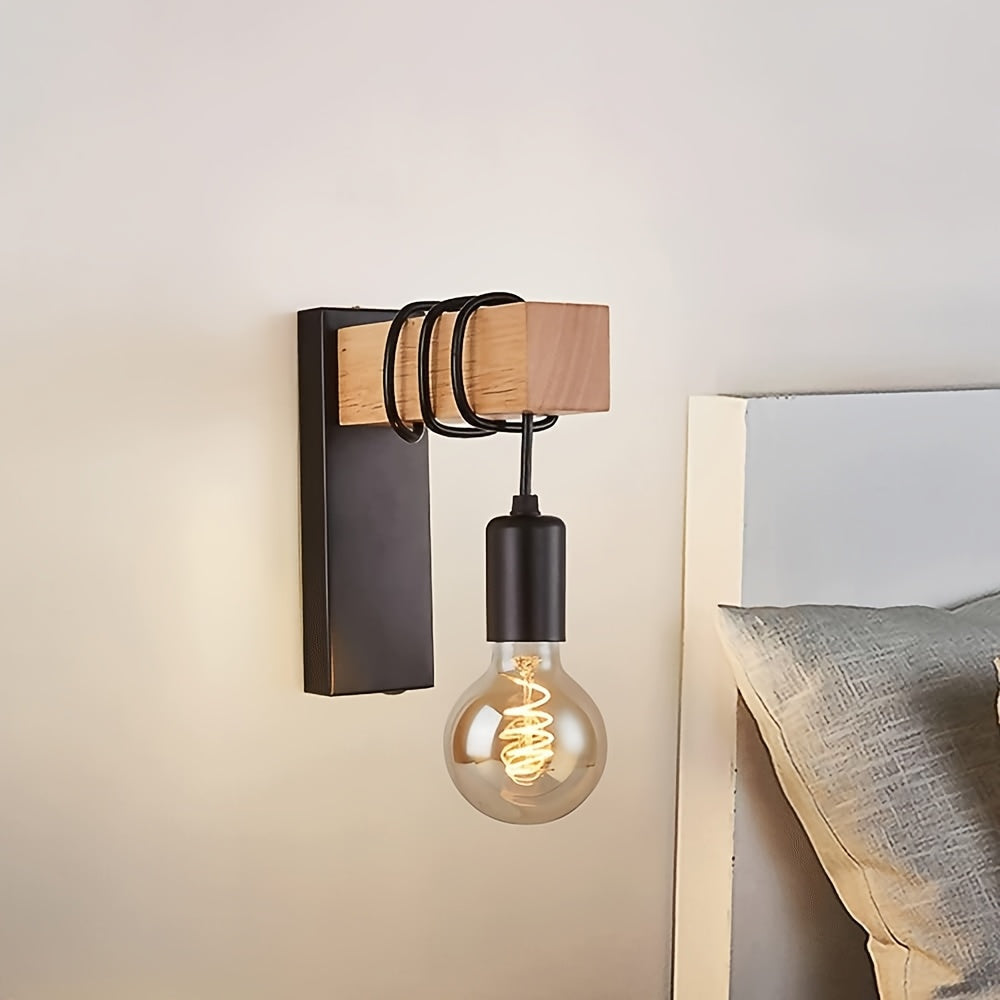 Rustic Metal Wall Light | E27 Fitting & Industrial Style