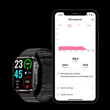 Accurate Blood Sugar Tracker Smart Watch