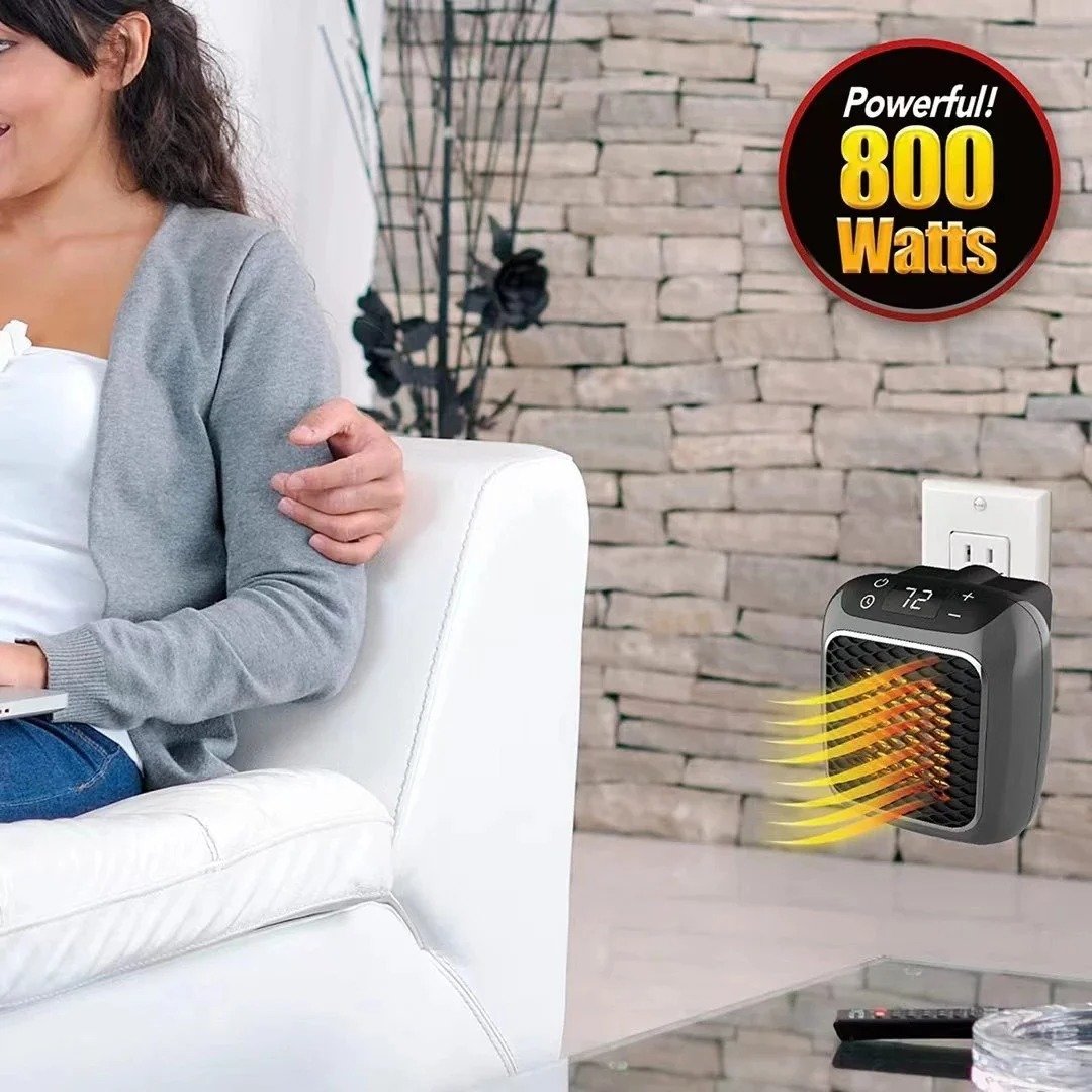 Compact 800W Personal Space Ceramic Home Heater