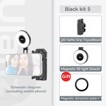 Portable Bluetooth Selfie Stick with 360° Rotation Holder