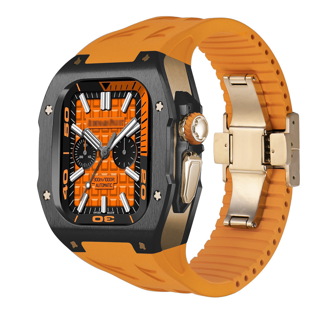 Durable Titanium Case & Soft Rubber Band for AW Ultra