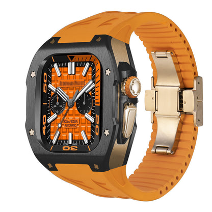 Durable Titanium Case & Soft Rubber Band for AW Ultra