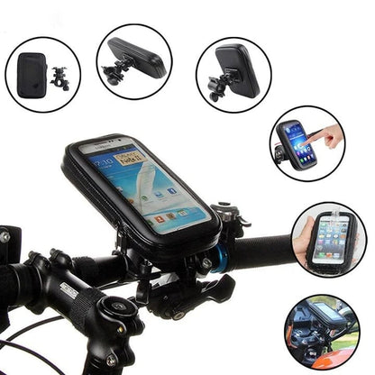 Waterproof Bike Phone Holder With Portable Charger