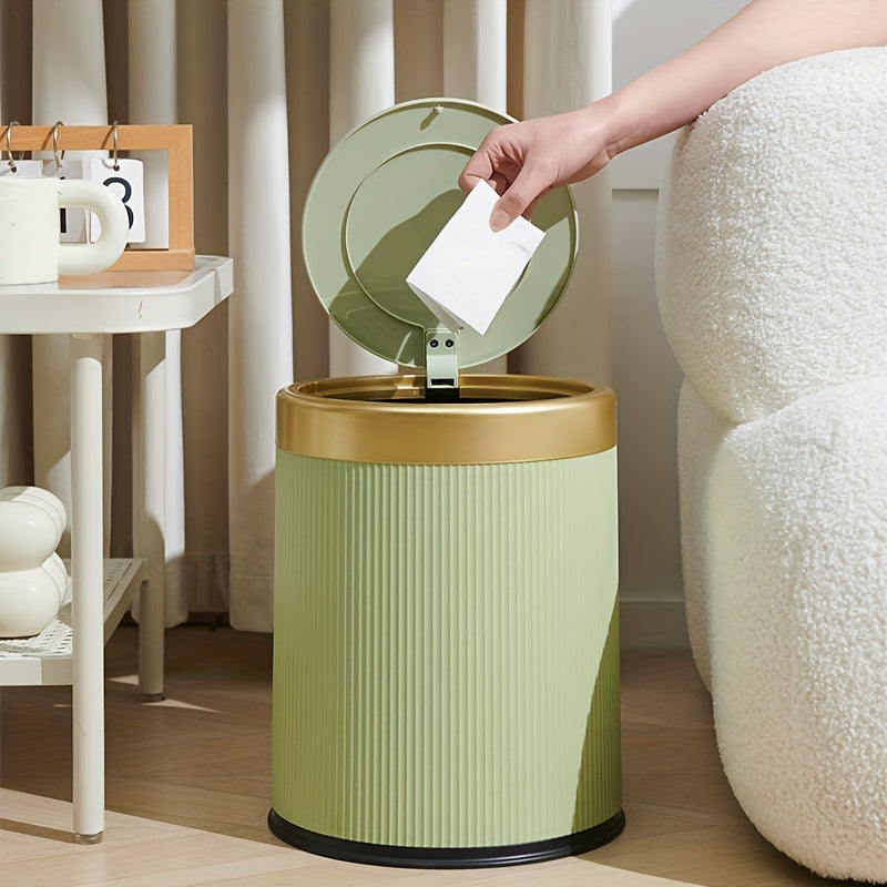 Premium Oval Pedal Bin with Twin Inner Containers - Lusomart